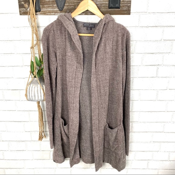 Barefoot Dreams Cozy chic lite Hooded Cardigan XS - Picture 5 of 10